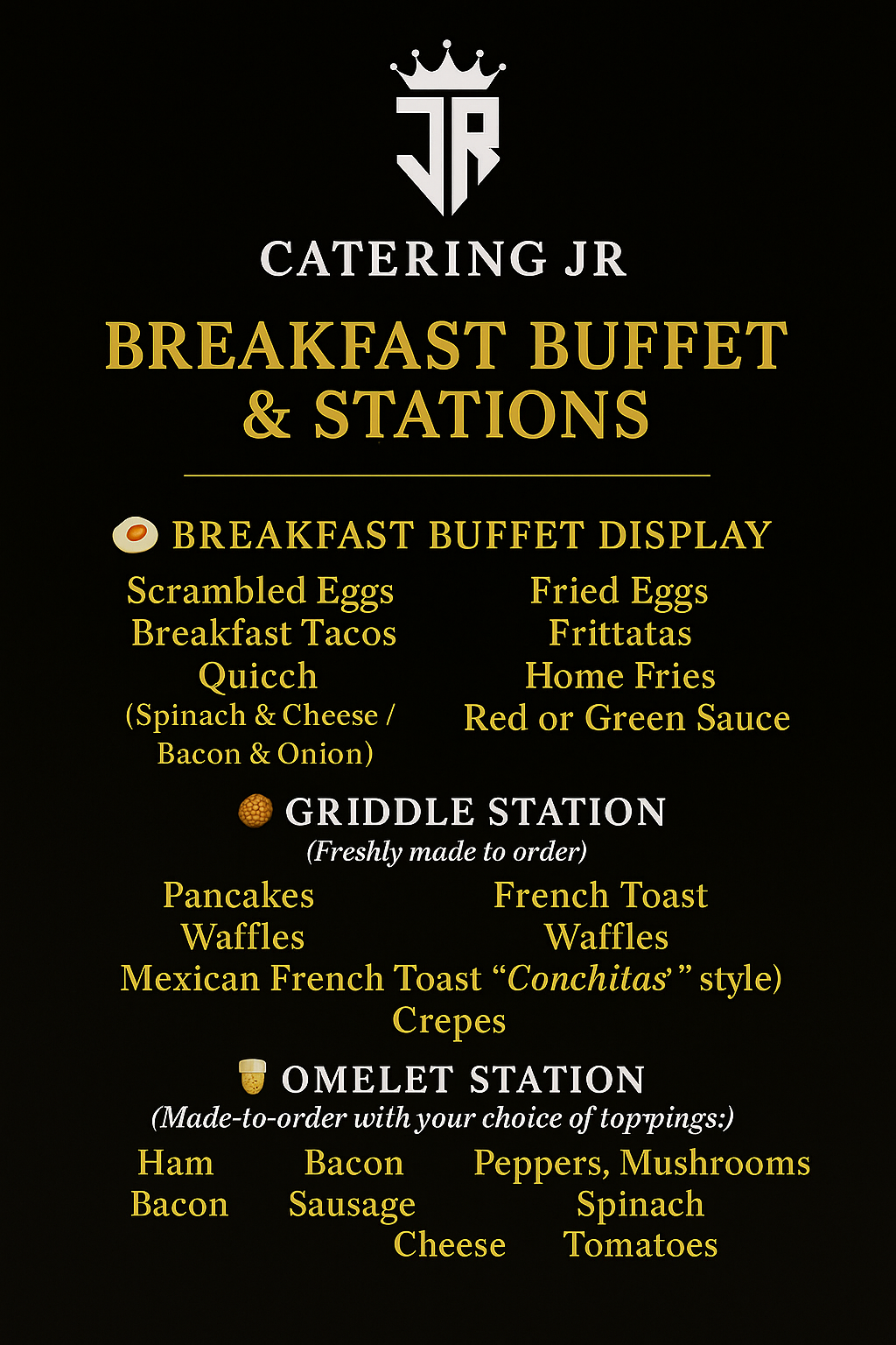 Steak & Grill Catering JR