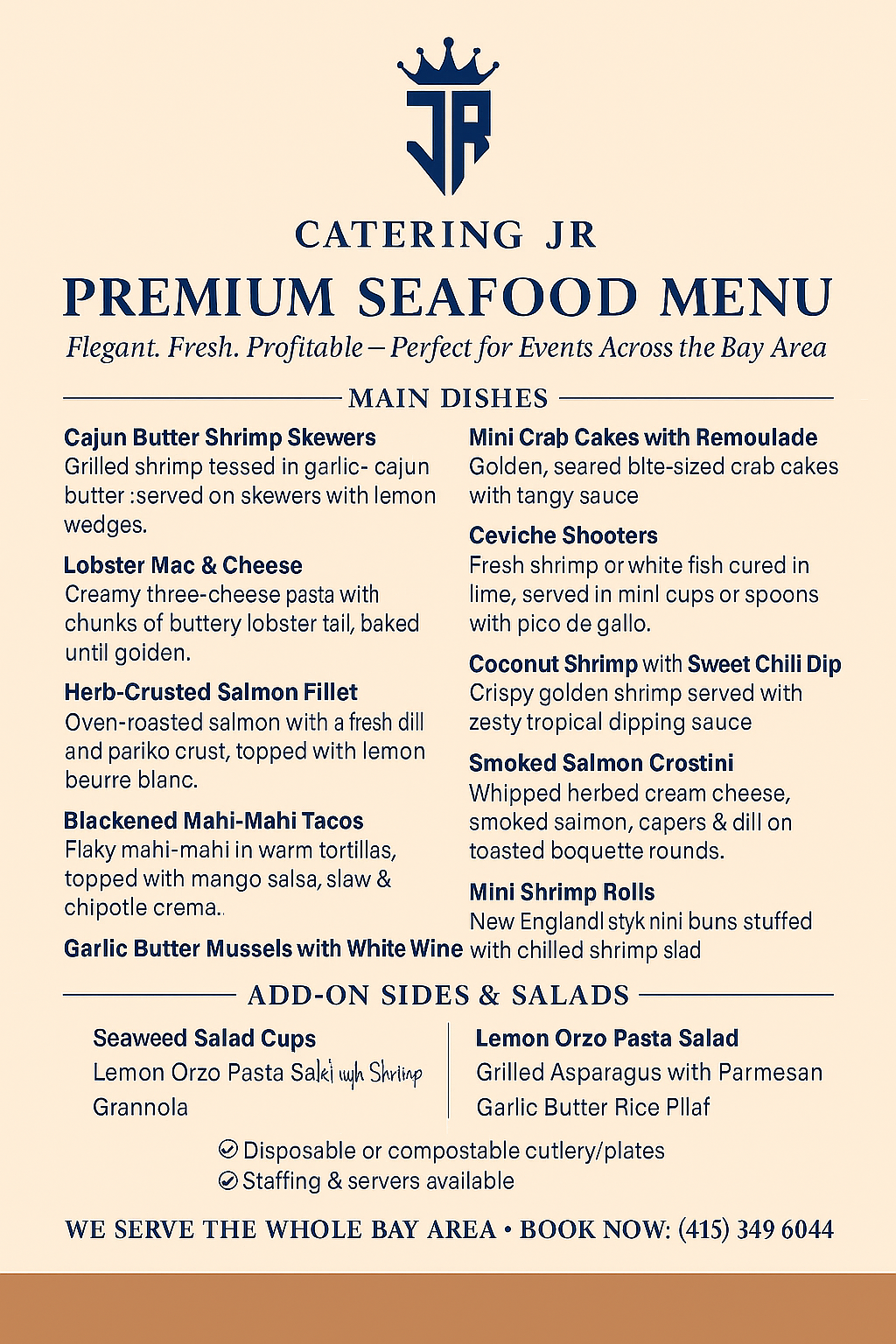 Seafood Menu 2